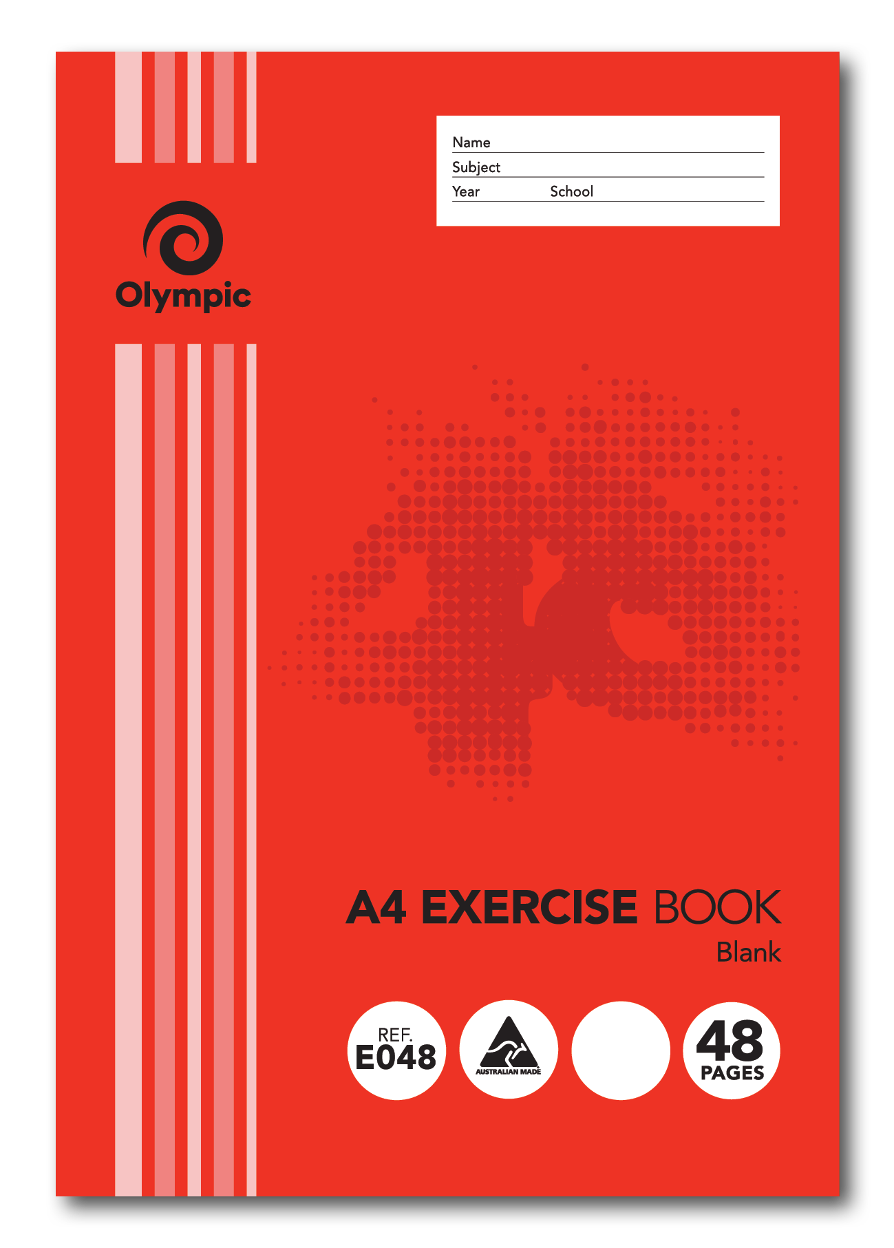 A4 Exercise Book Unruled 48 page