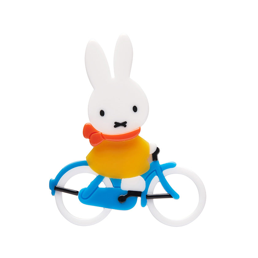 Erstwilder - Brooch Miffy's bicycle