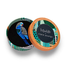 Load image into Gallery viewer, Erstwilder - Brooch A Budgie Named Chirp

