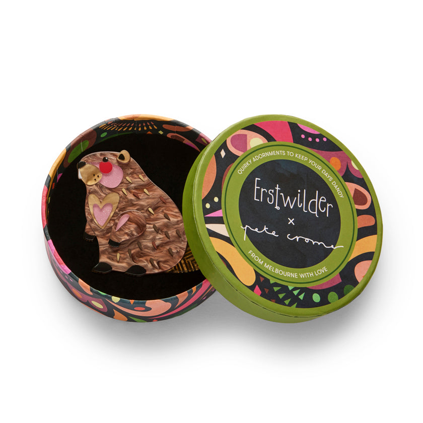 Erstwilder - Brooch The Busy Beaver
