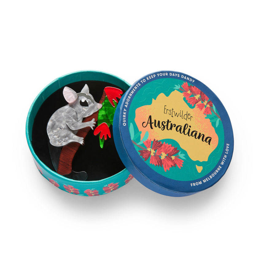Erstwilder - Brooch Penny the Possum