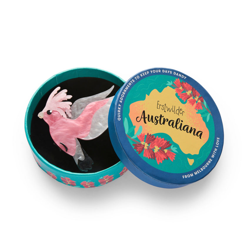 Erstwilder - Brooch Gertie the Galah