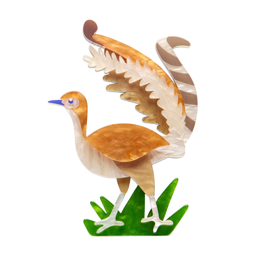 Erstwilder - Brooch Lottie the Lyrebird