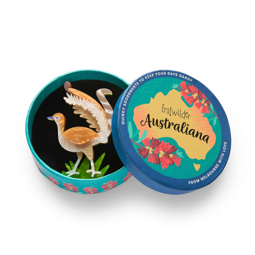 Erstwilder - Brooch Lottie the Lyrebird