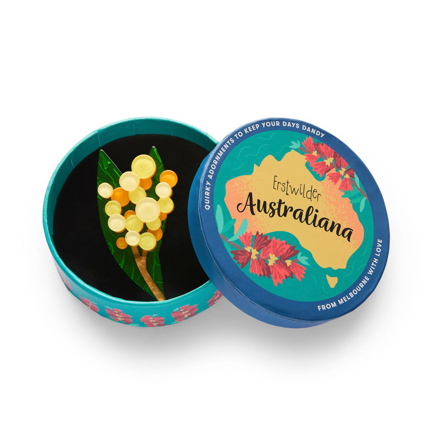 Erstwilder - Brooch Golden Wattle
