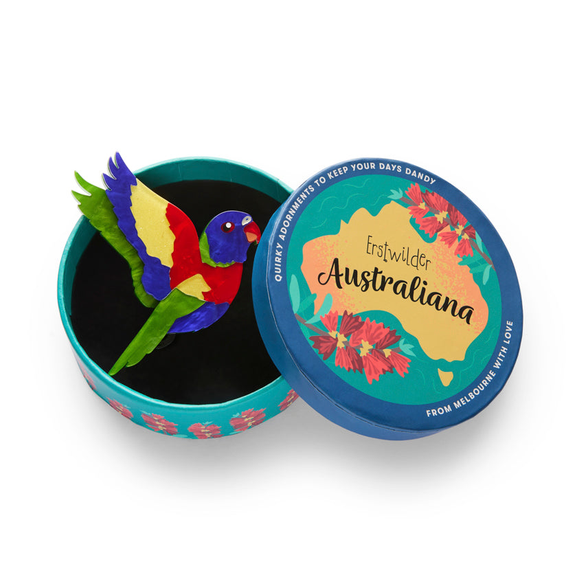 Erstwilder - Brooch Lulu the Lorikeet