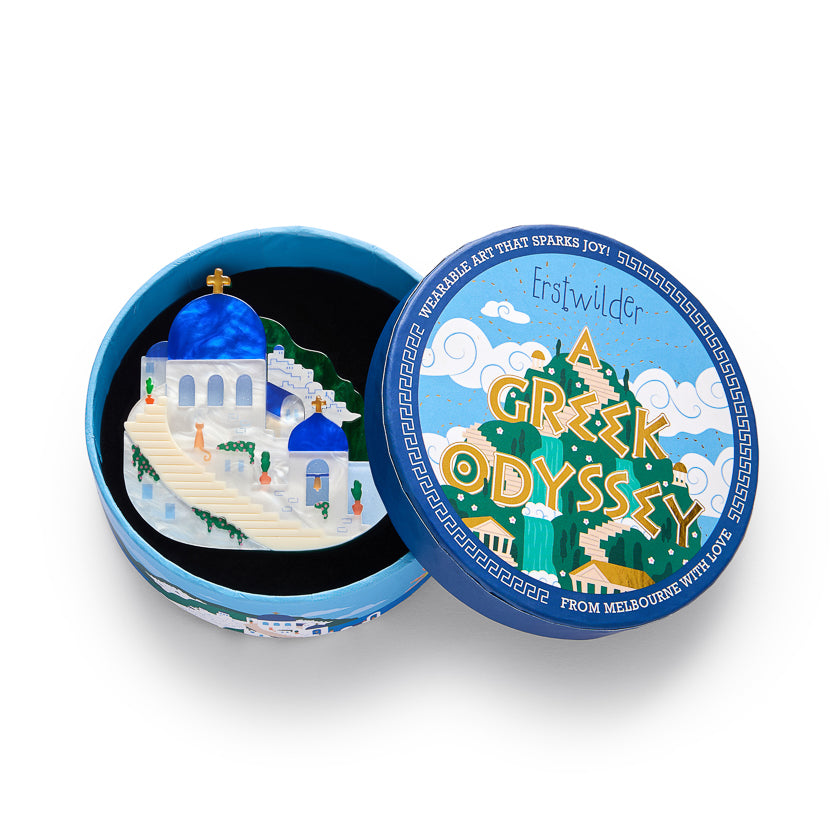 Erstwilder - Brooch Santorini Sunsets