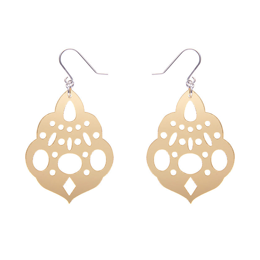 Erstwilder - Drop Earrings Boho Chandelier Essential Gold