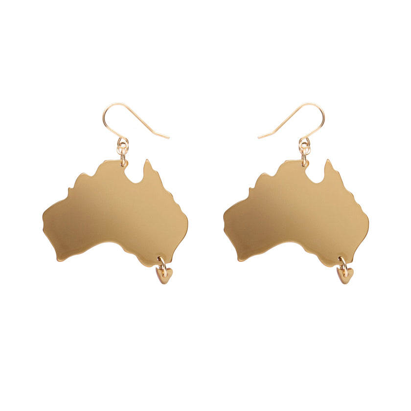 Erstwilder - Drop Earrings Australia Gold