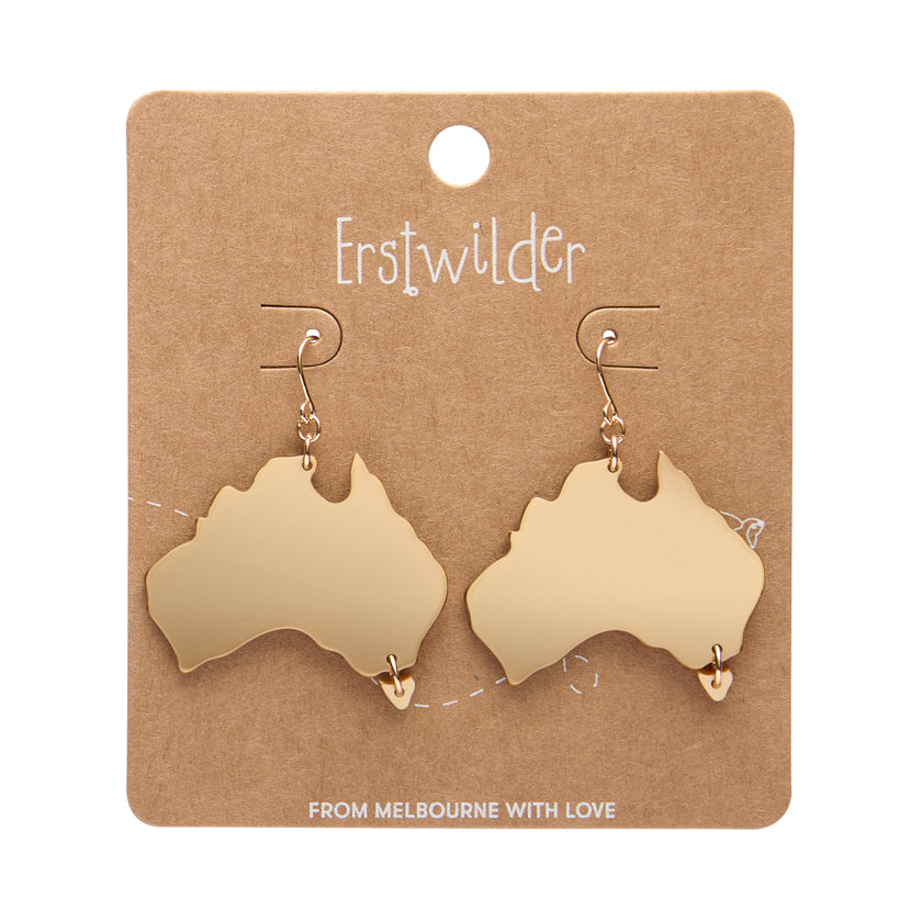 Erstwilder - Drop Earrings Australia Gold