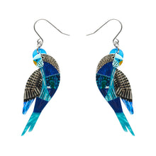 Load image into Gallery viewer, Erstwilder - Drop Earrings A Budgie Named Chirp

