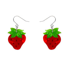 Load image into Gallery viewer, Erstwilder - Drop Earrings Darling Strawberry
