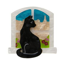 Load image into Gallery viewer, Erstwilder - Brooch Le chat Le Rêveur
