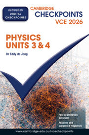 Physics Checkpoints Units 3 & 4 2026 ETA Jan 2026