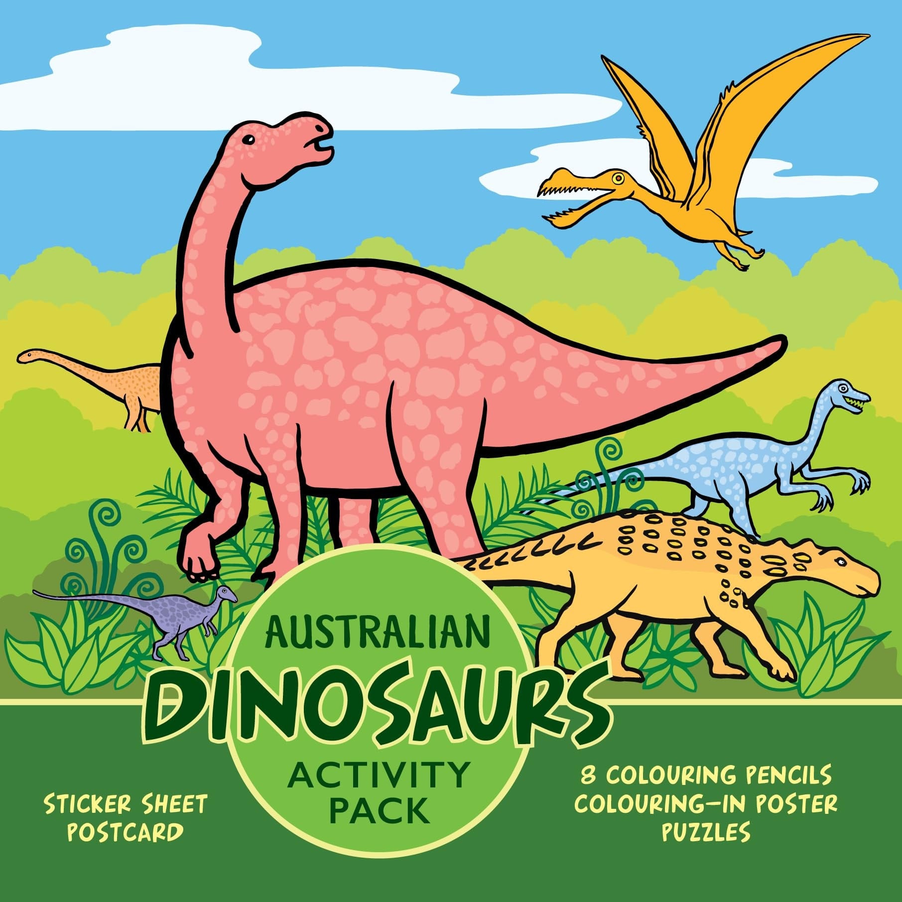Australian Dinosaurs Activity Pack – Beaumaris Books