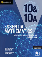 Essential Mathematics For The Victorian Curriculum 10 &10a