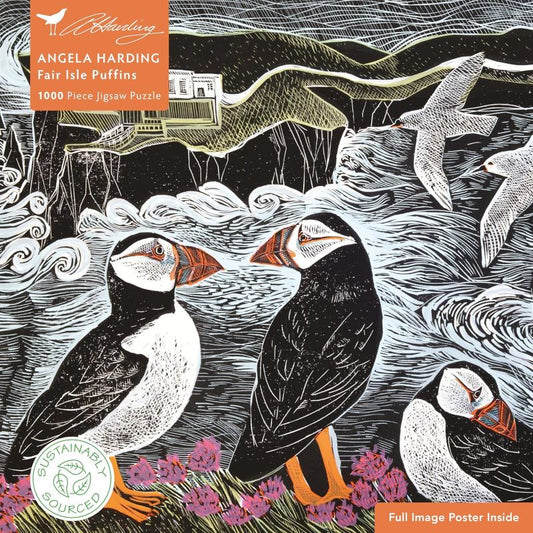Jigsaw 1000 Angela Harding Puffins