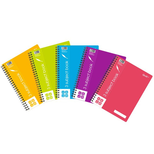 A4 3 Subject Notebook 300 Page