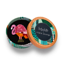 Load image into Gallery viewer, Erstwilder - Brooch A Flamingo Named Honk
