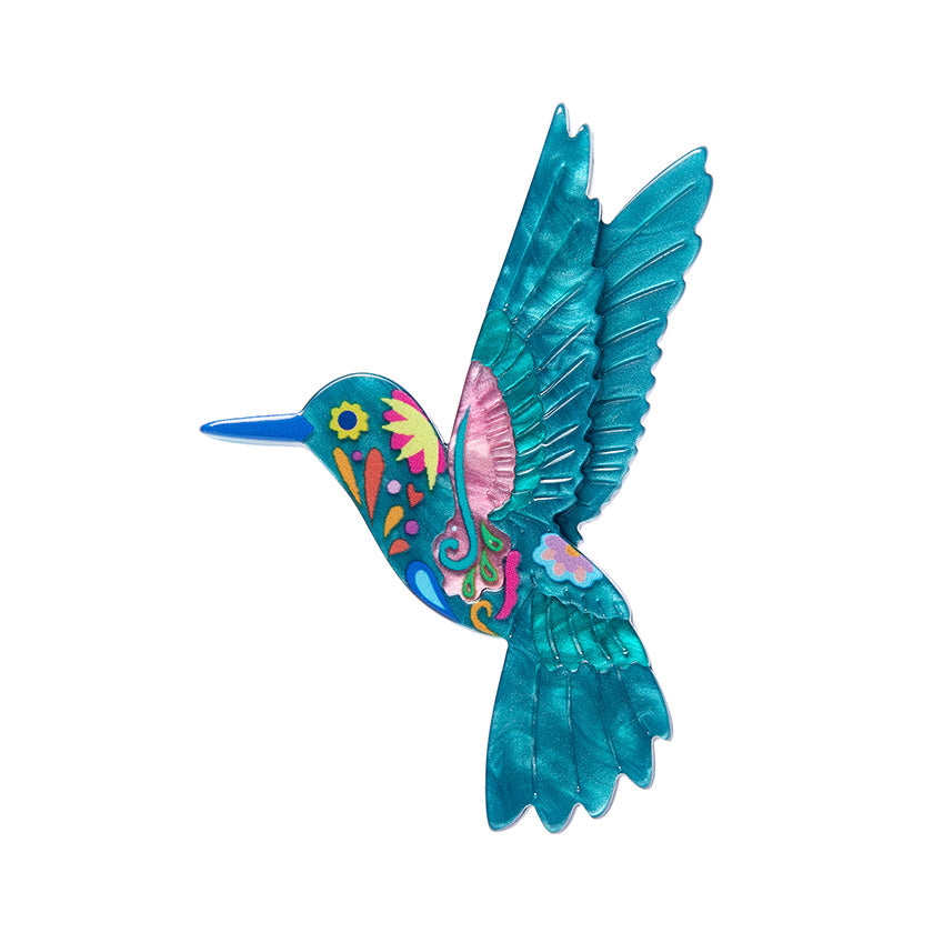 Erstwilder - Brooch Frida's Hummingbird