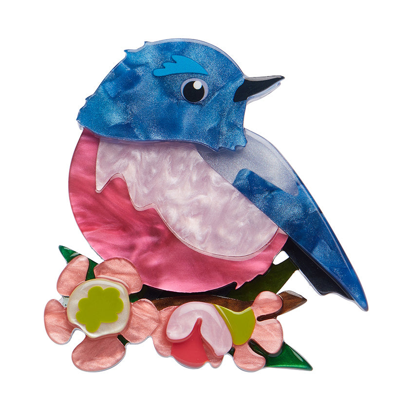 Erstwilder - Brooch Riley the Robin