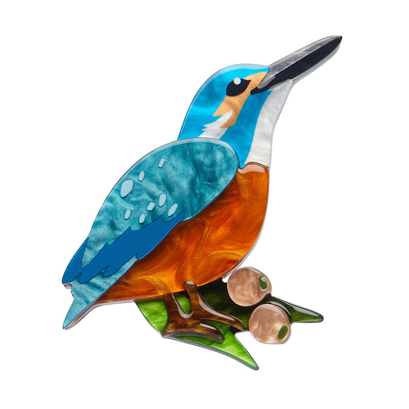 Erstwilder - Brooch Flash the Kingfisher