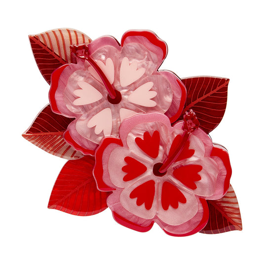 Erstwilder - Brooch Halcyon Hibiscus