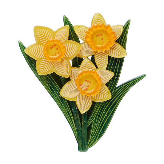 Erstwilder - Brooch Delightful Daffodils