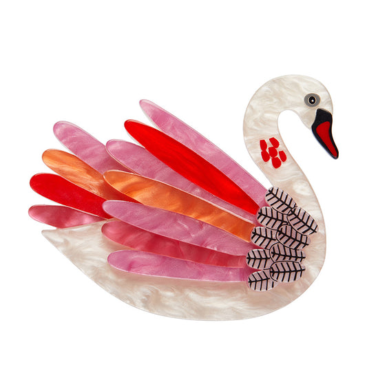 Erstwilder - Brooch Serene Swan