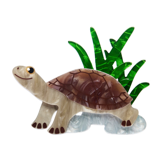 Erstwilder - Brooch Rheo the River Turtle