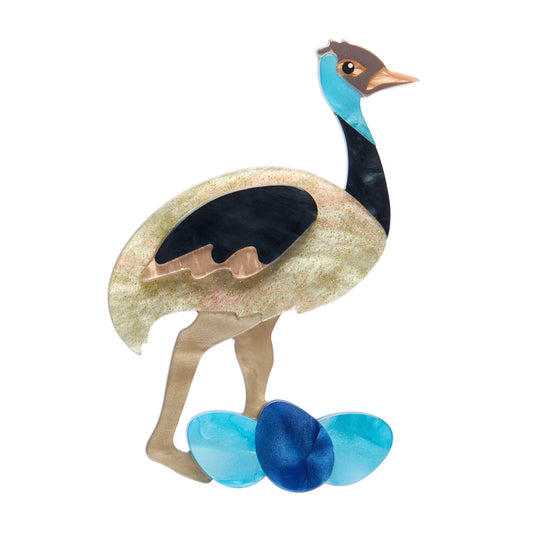 Erstwilder - Brooch Elliot the Emu