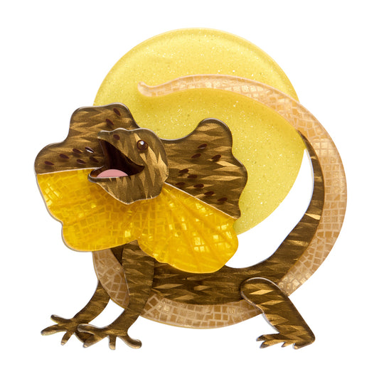 Erstwilder - Brooch Freddy the Frillneck Lizard