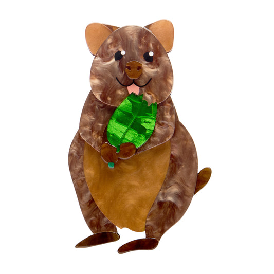 Erstwilder - Brooch Quinn the Quokka
