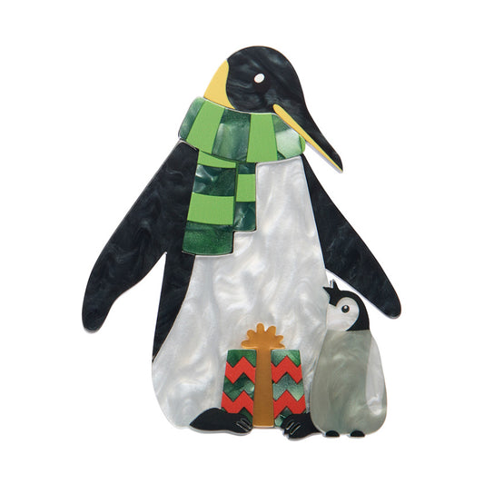 Erstwilder - Brooch Paddy & Pip the Penguins