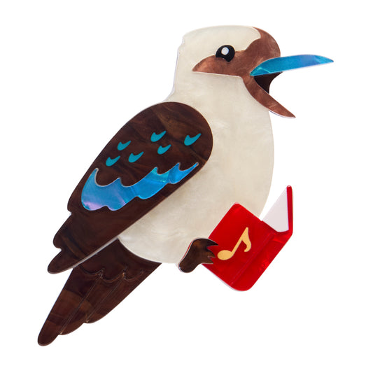Erstwilder - Brooch Kip the Kookaburra