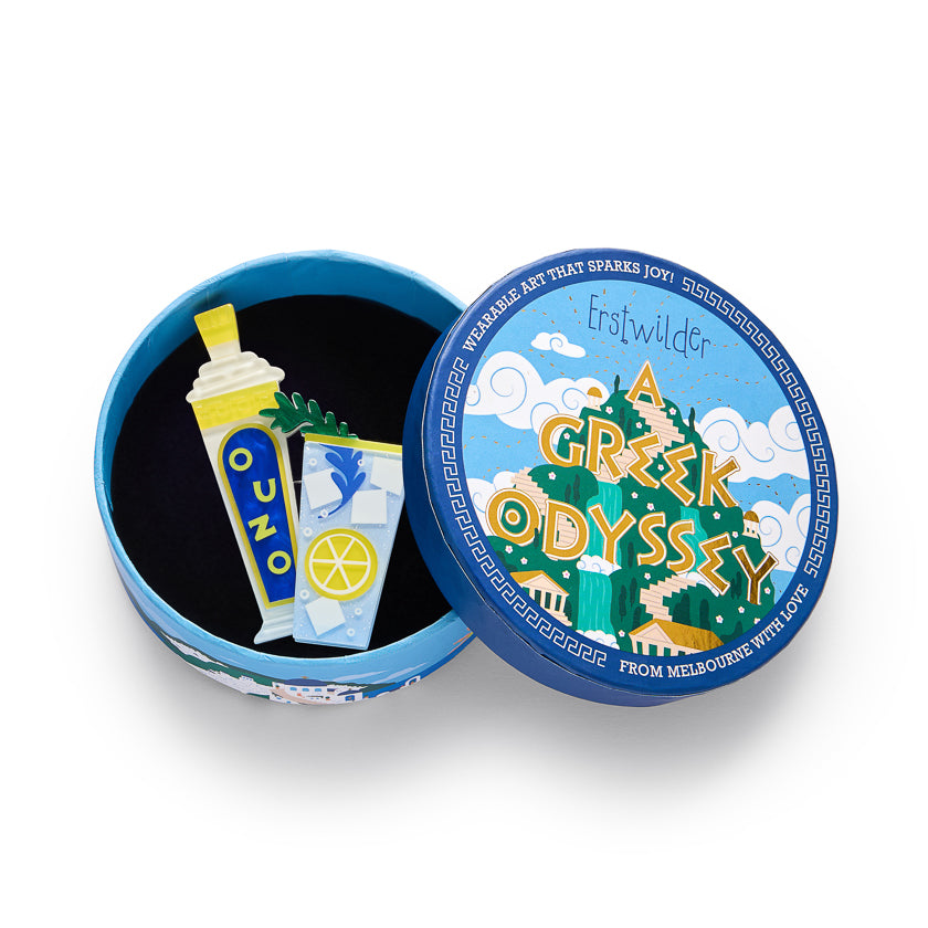 Erstwilder - Brooch Opa! Ouzo