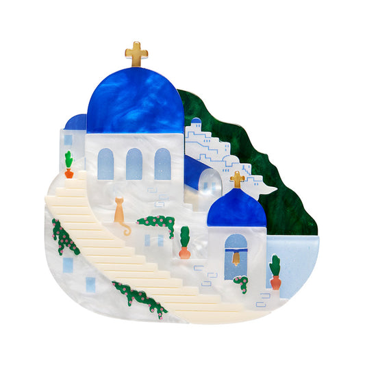 Erstwilder - Brooch Santorini Sunsets