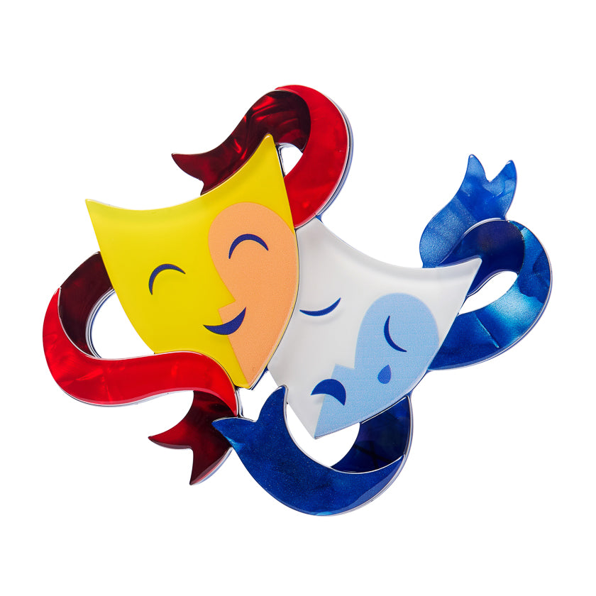 Erstwilder - Brooch Comedy & Tragedy