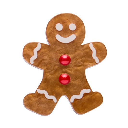 Erstwilder - Brooch Mini Gingerbread Man