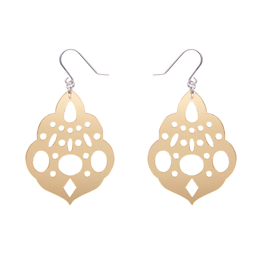 Erstwilder - Drop Earrings Boho Chandelier Essential Gold