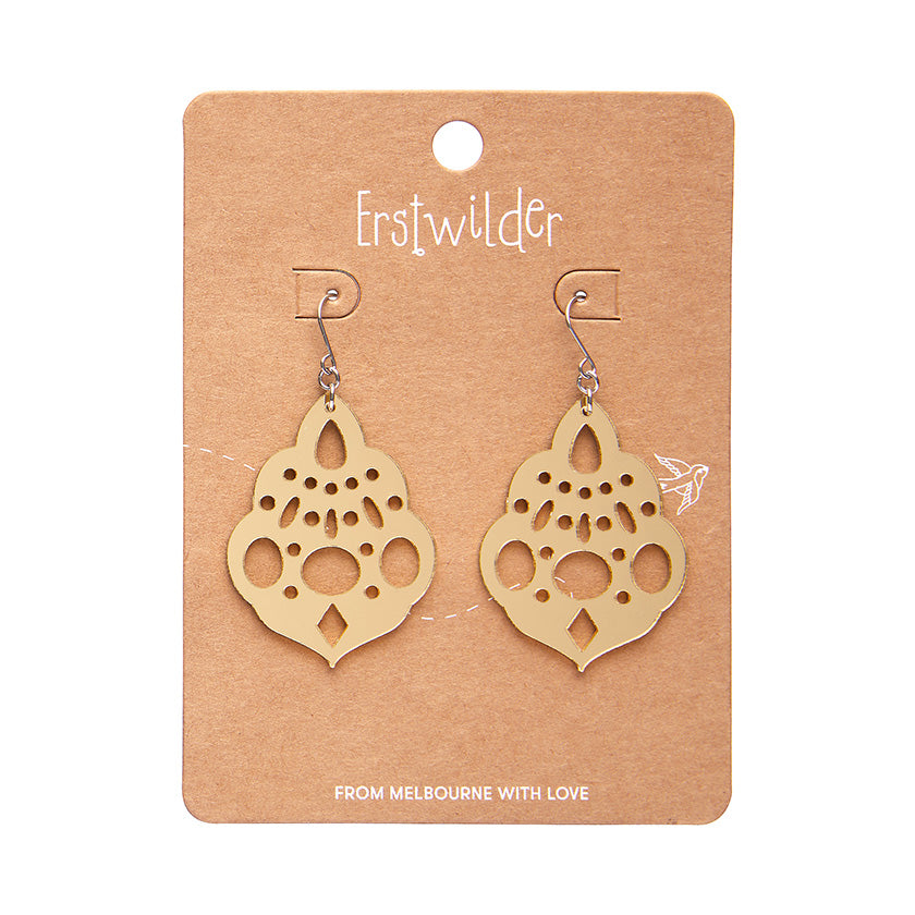 Erstwilder - Drop Earrings Boho Chandelier Essential Gold