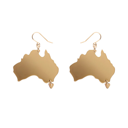 Erstwilder - Drop Earrings Australia Gold