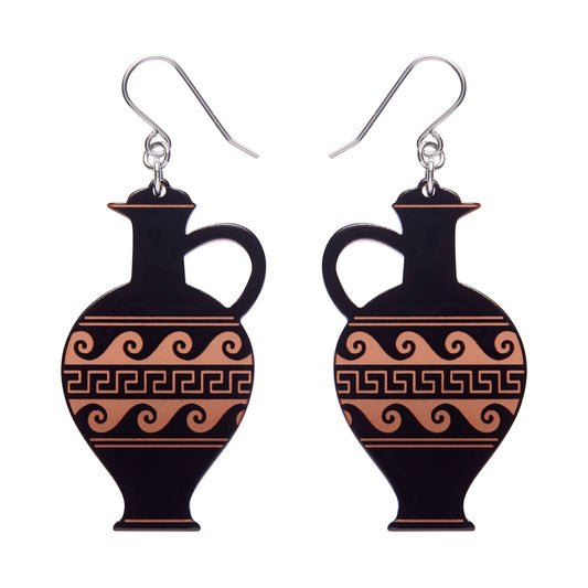 Erstwilder - Drop Earrings Lekythos Black
