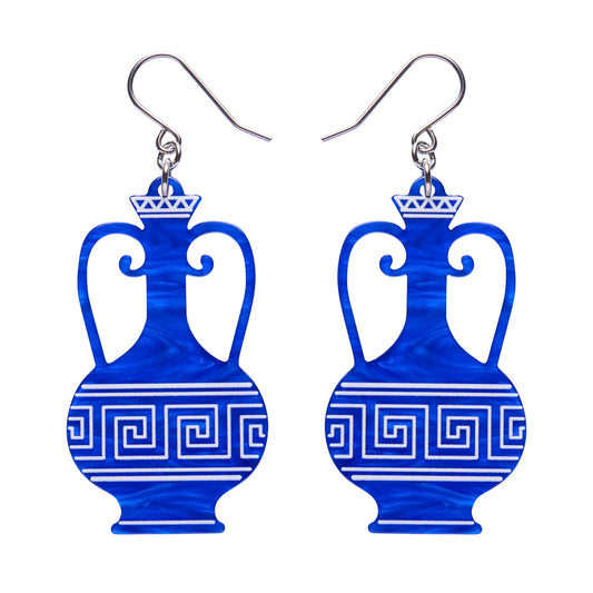 Erstwilder - Drop Earrings Amphora Blue