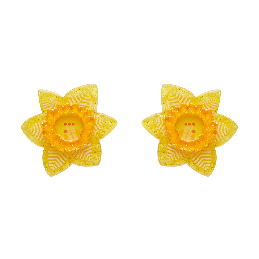 Erstwilder - Stud Earrings Delightful Daffodil