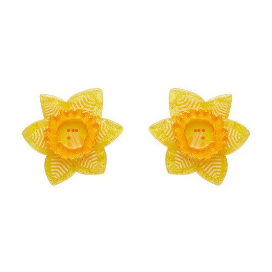 Erstwilder - Stud Earrings Delightful Daffodil