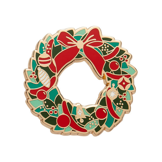 Erstwilder - Enamel Pin Evergreen Wreath