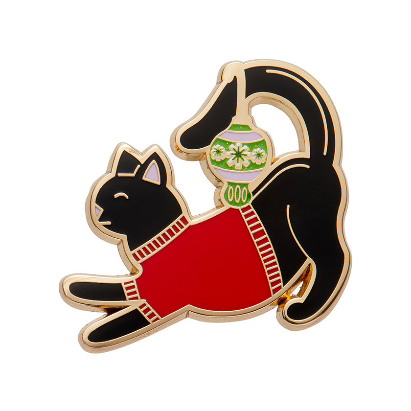 Erstwilder - Enamel Pin Feline Festive