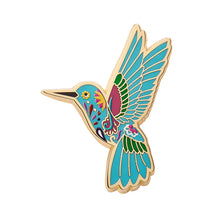 Load image into Gallery viewer, Erstwilder - Enamel Pin Frida&#39;s Hummingbird
