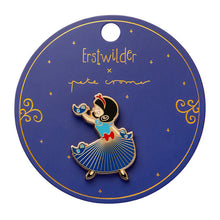 Load image into Gallery viewer, Erstwilder - Enamel Pin White as Snow
